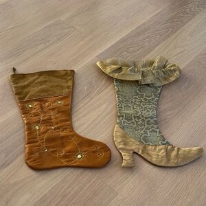 NEW: Christmas Vintage Style Stocking Set